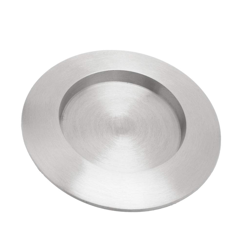 NKlaus Candle Plate Ø 12cm Aluminium Silver Round Candle Holder Pillar Candles Communion Lanterns Christening Decoration Dishwasher Safe 2818