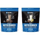 NutriDinner Collagen Protein Powder Bundle &ndash; Chocolate &amp; Vanilla | Grass-Fed Collagen with Magnesium &amp; B-Vitamins | Sleep &amp; Recovery Support | Hydrolyzed Collagen Peptides for Joint, Skin &amp; Muscle Hea