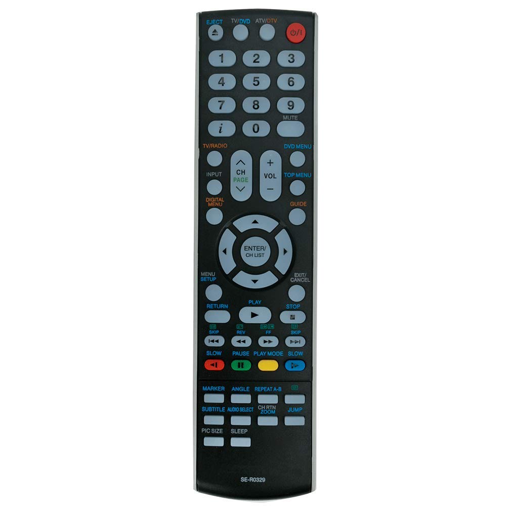 VINABTY SE-R0329 Remote Control Replaced for Toshiba 19DV555DB 19DV713B 40WH08B 19DV555DG 22dv555db 19DV615DB 19DV615DG 19DV665 2866DD 2866DF 2870DD 2876DD 2876DF 2877DB 2886DF 2896DD 28W8DF