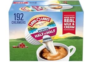 Generic Land Lake Coffee Creamer Mini Moo’s Half & Half Creamer Singles, 192 Count