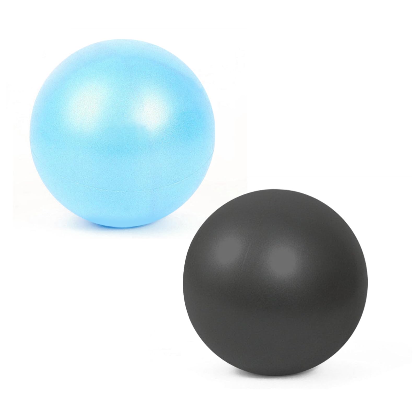 Yontree 2 Pack Soft Pilates ball, 22-25 cm Exercise Ball, Perfect for Yoga, Core Training, Physical Therapy and balance, Pilates, Abdominal Workouts
