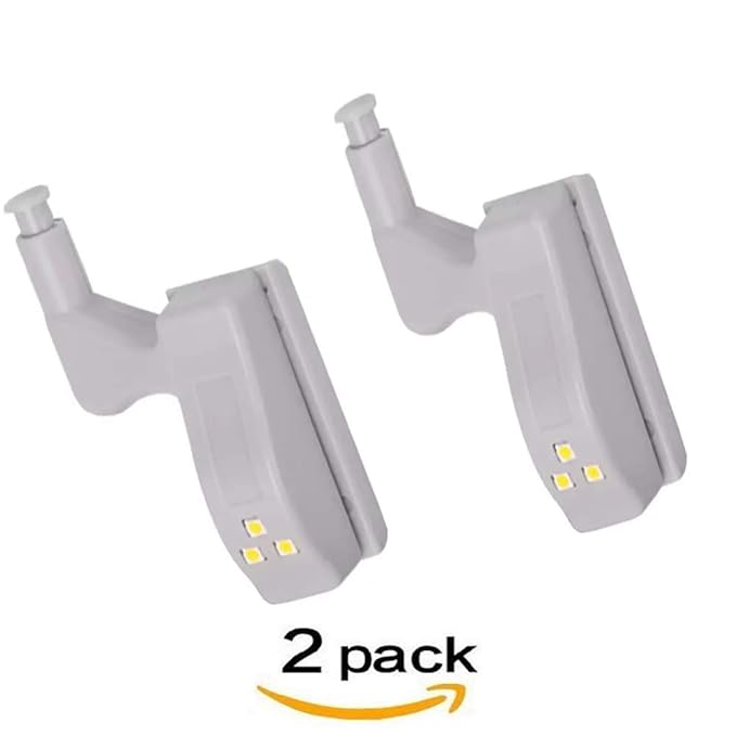 ACUTAS LED Sensor Light for Kitchen Living Room Cabinet Cupboard Closet Wardrobe Lights 2 Pcs