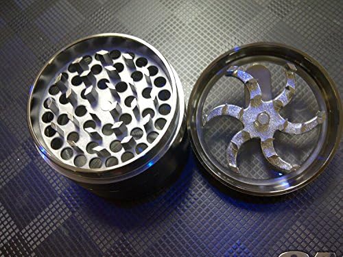 Mill Aluminium Diamond Teeth Grinder Herb Grinder 4 Part
