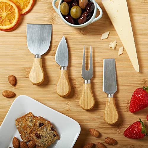 Bamboo Cheese Board- Cutlery Set Included- Pull Out Drawers- 100% Natural Bamboo- Ultimate Cheese And Meat Board- Precise Craftsmanship- Entertaining Gift- Meat Serving Tray