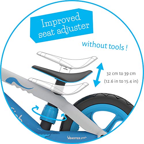 Chillafish Bmxie² Lightweight Balance Bike With Integrated Footrest And