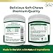 Omega 3 Skin and Coat Chews for Dogs, Dog Salmon Oil Supplement for Joint Pain Relief, Immune Support, Skin and Coat Supplements for Dogs, Chewable Dog Treats for Itchy Skin Relief, 55 Chews, 8 Oz