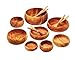 Pacific Merchants Acaciaware 16.5- by 5.5-Inch Acacia Wood Oval Baguette Serving Tray