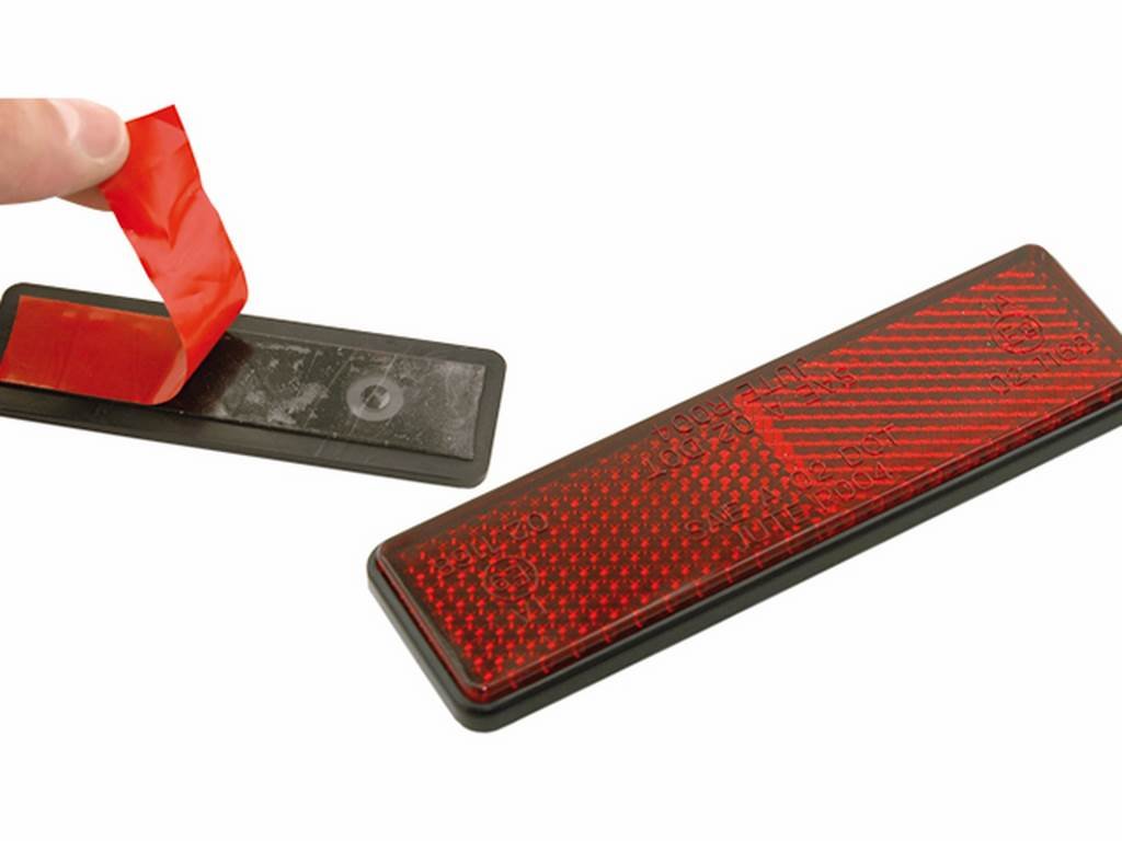 V Parts 11418 Rectangular Reflector Reflector with Adhesive