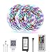 DAYBETTER Led Strip Lights 32.8ft Color Changing 3528 Led Light Strip Kit for Room Rope Light No White Color