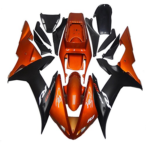 NT FAIRING Orange Black Injection Mold Fairing Fit for Yamaha 2002 2003 YZF R1 R1000 YZF-R1 New Painted Kit ABS Plastic Motorcycle Bodywork Aftermarket