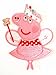 Peppa Pig Iron On/Sew On Embroidered Patch