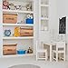 Betty Rhae Toy Storage Basket for Nurseries/Babies/Kids and Home, Organizing Bin for Clothing/Children Books/Bath Toys/Dog Supplies/Playrooms/Bookshelves or Office Supplies Any Room of the House