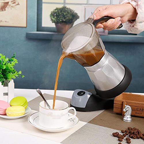Zlw-shop Espressokocher Haushalt Plug-in Kaffeegeräten Büro Kaffeemaschine Espressomaschine Convenient Aluminium… – Bild 4