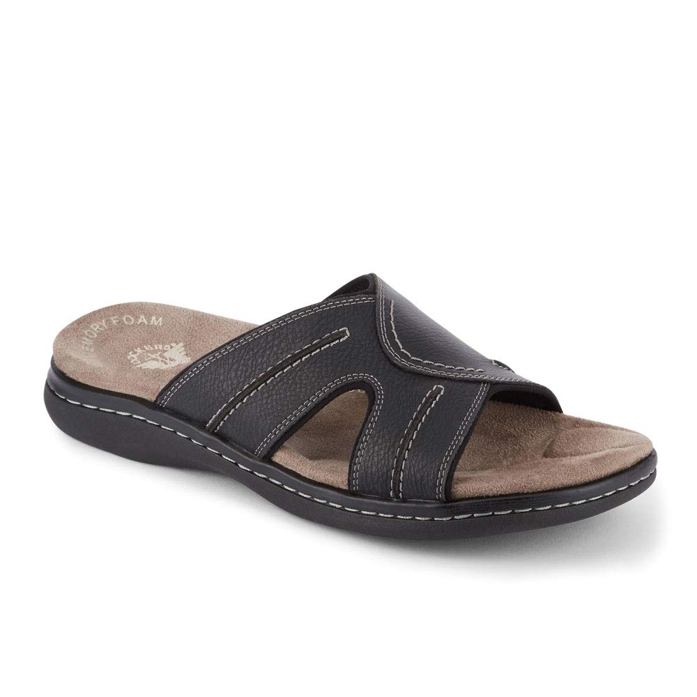 Photo 1 of ***(HEAVILY USED/ MINOR DAMAGE)***Dockers Men's Slide Sandal, Black, 14