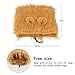 Lion Mane for Dog Large Medium with Ears Pet Lion Mane Costume Button Adjustable Holiday Photo Shoots Party Festival Occasion Light Brown