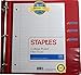 Staples College Ruled Notebook Filler Paper, Loose Leaf (2-Pack)
