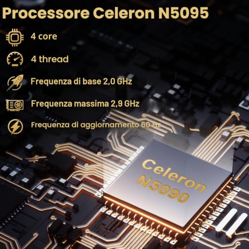 2025 Gaming Laptop 16 Inch Win11 12 + 512GB SSD Support 2TB (HDD-2TB) 1920 x 1200 Notebook 4 Core Celeron N5095 (up to 2.9GHz) Laptop with WiFi Mini HDMI Numeric Keyboard, Keyboard Protection
