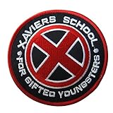 Marvel Comics X-Men Series Red Xavier's School For Gifted Youngster's Embroidered Patch Decorative Applique
