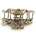 New Fashion Colorful Austrian Crystal Brown Metal Peacock Hair Claws Clips Pins