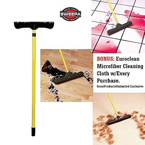 Sweepa Rubber Broom Dutch Rubber Broom 51 Pole Whead 12