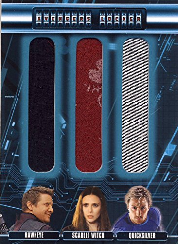 2015 Upper Deck UD Age of Ultron Trading Cards Avengers Locker Wardrobe/Costume Card AL3-HWP Hawkeye Scarlet Witch Quicksilver
