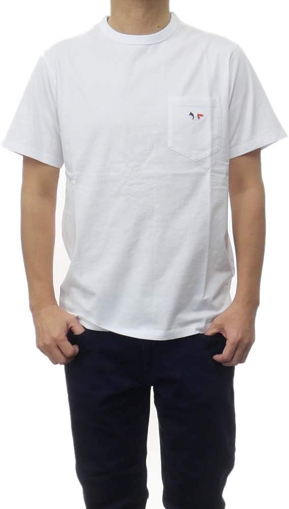 Amazon Maison Kitsune メゾンキツネ クルーネックtシャツ Fm001kj0010 メンズ 並行輸入品 Tシャツ カットソー 通販