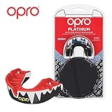 OPRO Platinum Level Mouthguard | Gum Shield for Rugby, Hockey, Boxing, and Other Contact Sports - 18 Month Dental Warranty (Ages 10+)