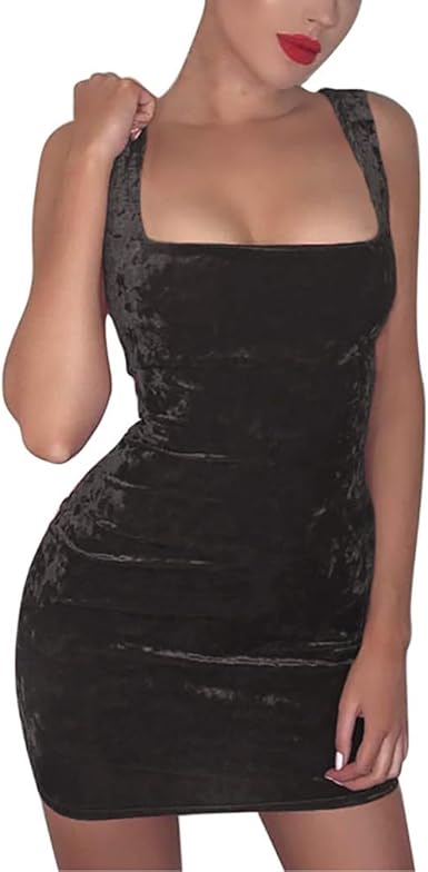 square neck bodycon midi dress
