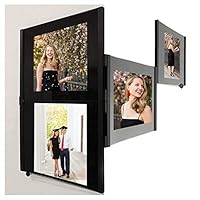 SITENG LeggyHorse 4 Pieces Picture Frames Black 8X 10 Inch Collage Photo Frames Gallery Kit for Wall and Home Decor