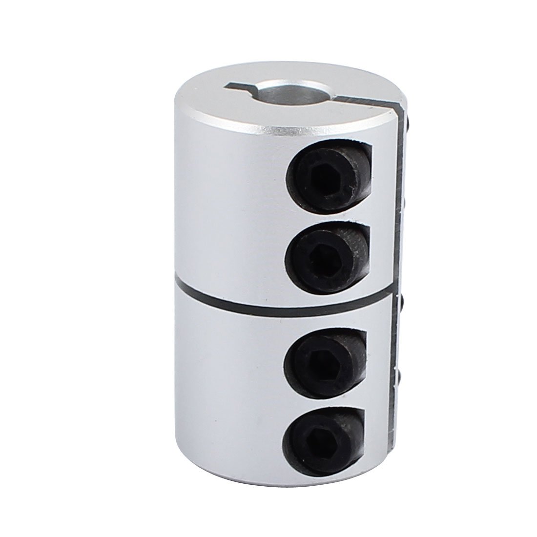 Photo 1 of uxcell 8mm to 8mm Shaft Coupling 40mm Length 25mm Diameter Coupler Aluminum Alloy Joint Motor for 3D Printer CNC Machine DIY Encoder