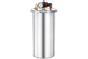 Glue Dispenser Pressure Tank, Liquid Soap Dispenser Storage Holder Container, Stainless Steel Fluid Dispensing Storage Barrel