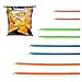 Chip Clips Plastic Bag Sealer Sticks by Kitchen Gadgets - 8 Pack, 4 sizes - Super Easy - Fold the Top of a Bag and Slide On a Bag Sealer Stick - Keeps Food Fresh - Thin, Compact, Reusable, Durable