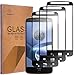 Mr.Shield [3-PACK] Designed For Motorola Moto Z Force Droid Edition [Japan Tempered Glass] [9H Hardness] [Full Cover] Screen Protector with Lifetime Replacement