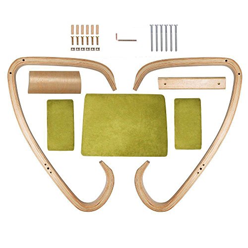 image for Seeutek Ergonomic Kneeling Chair Beech Wood Office Chair - Perfect for