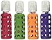 Lifefactory Glass Baby Bottles 4 Pack (9 oz. in Ocean Blue, Raspberry, Orange, Grass Green)