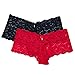 Smart & Sexy Women's Signature Lace Cheeky Boyleg Panty, 2-Pack