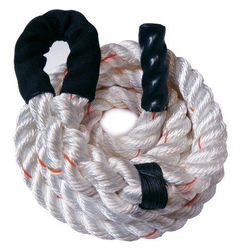 The550CordShop White PolyDac Climbing Rope, 1.5-Inch x 15-Feet The550CordShop White PolyDac Climbing Rope, 1.5-Inch x 15-Feet