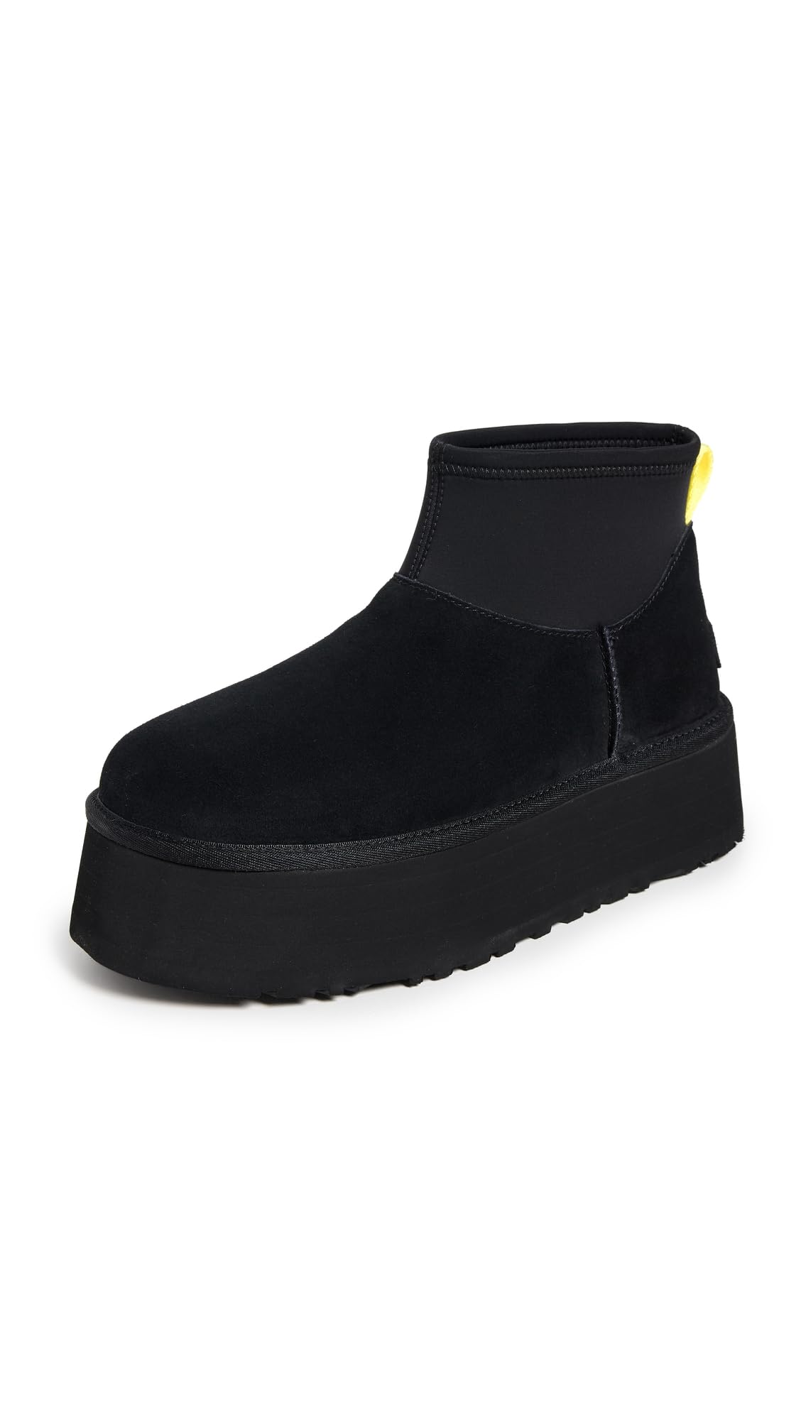 UGG Women’s Classic Mini Dipper Boot, Black, 8