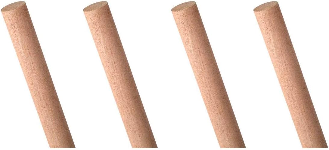 Waddell 6316U Hardwood Dowel, 1" x 36 (Fоur Paсk)
