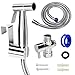 ORANGEHOME Bidet Toilet Sprayer Kit, Handheld Stainless Steel Baby Diaper Cloth Washer and Full Pressure Leakproof Pet Shower Sprayer