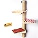 Bignose- Mutivels climber cat tree with solid wood steps and sunny seat hammock