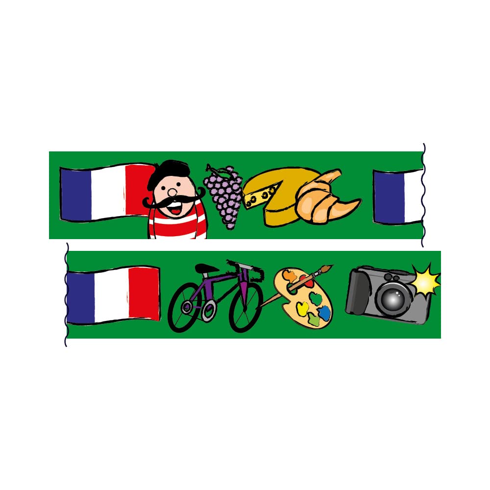 Popular Images of France Display Borders Classroom Trimmers