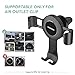 Wofalodata Cell Phone Holder for Car, Car Air Vent Phone Mount Cradle with Auto Lock Release for iPhone X/8/8 Plus/7/7 Plus/6/6S, Samsung Galaxy S8/S7/S6, Nexus, HUAWEI and others(Black)