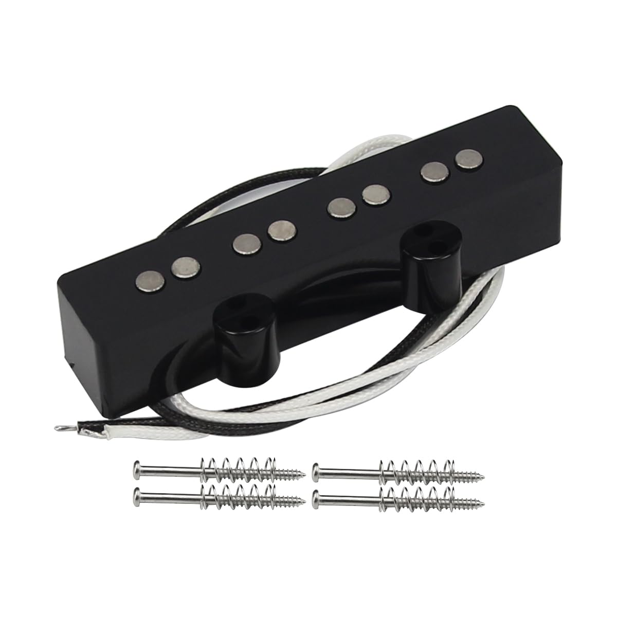 FLEOR Alnico 5 JB Bass Pickups Neck Pickup Fit 4 Strings JB Bass Guitar Pickup Part
