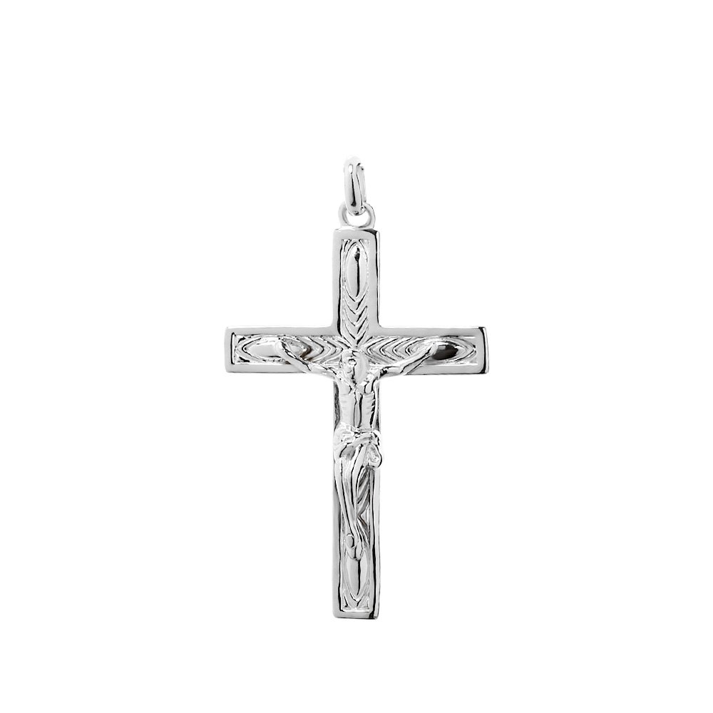 NKlaus 925 sterling silver crucifix cross pendant orthodox communion confirmation baptism 6347