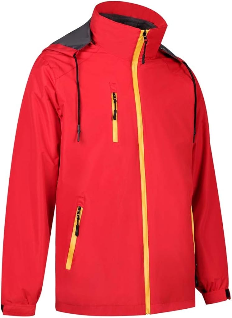 Landscap_Men Winter Jacket with Detachable Hoodie Mountain