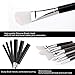 MAKARTT Silicone Makeup Brushes of 6pcs Multipurpose Eye Shadow Lip Face Mask Brush Set