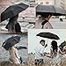 Travel Umbrella Compact Lightweight Windproof Auto Open Close Umbrella-12 Ribs