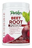 100% Natural Beet Root Powder | Superior Beet Juice by Parker Naturals. Big 300 Grams/30 Servings Natural Anti-inflammatory, Better Heart Health, Improved Athletic Endurance Supports Nitric Acid Level