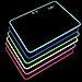 NPET MP001 RGB Gaming Mouse Pad Lighting Hard Mouse Mat 9 Colorful Light Adjustable Mouse Mat for PC/Laptop/Desktop/Computer
